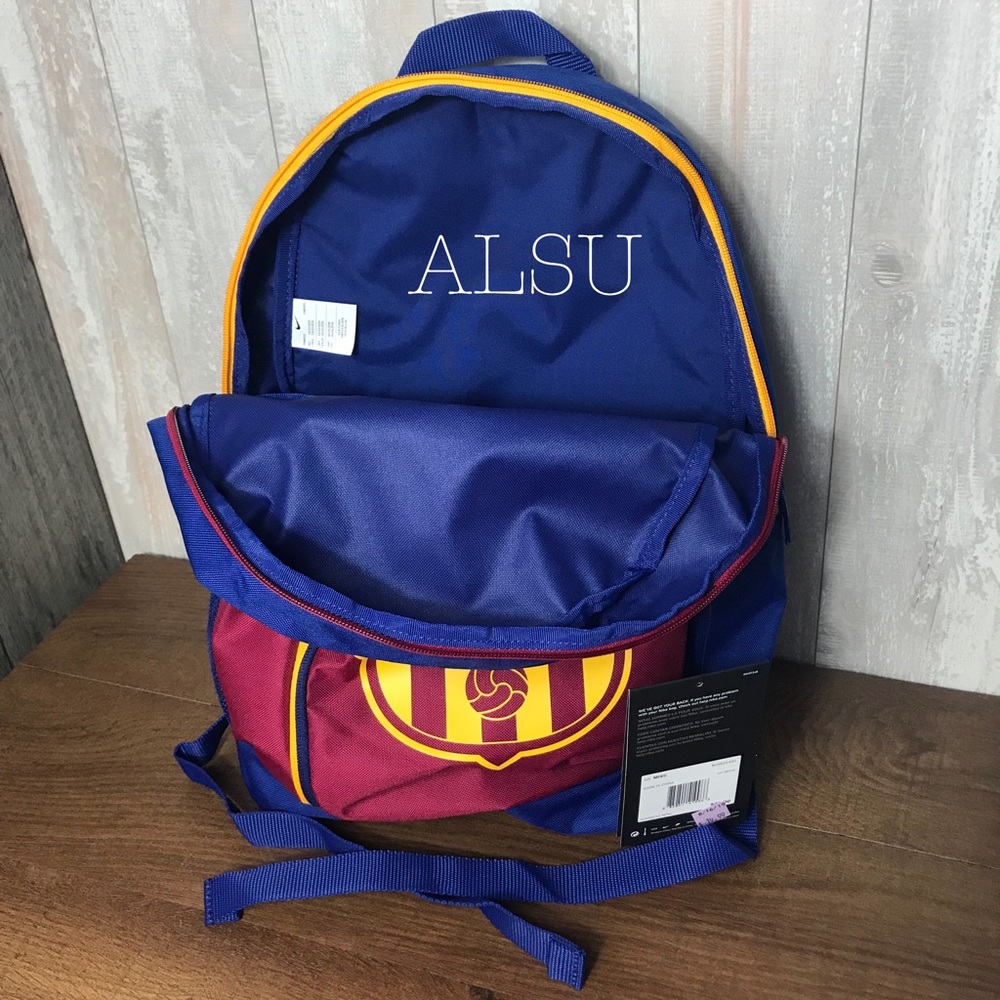 Nike Stadium Backpack FC Barcelona Blue Unisex - Picture 5 of 8
